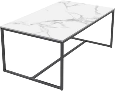 Opulence Eettafel Opulence - Marmer look - Uitschuifbaar - 150 to 180cm - Wit