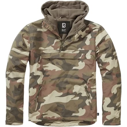 Brandit Windbreaker Windbreaker woodland S - Polyester - Basics