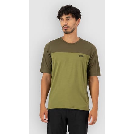 Mons Royale Diversion Merino Bike Tech Tee groen