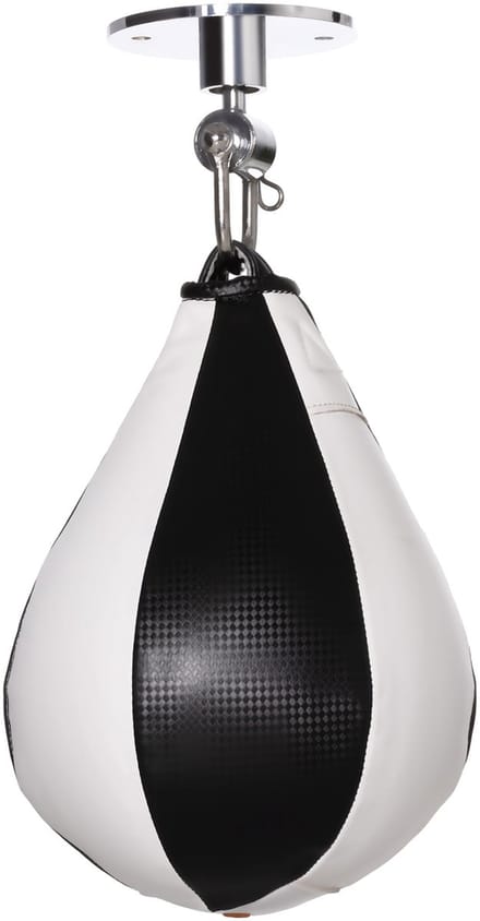 SPORTNOW Speedbag Platform - Staal - 18x18x22cm - Zwart, Wit