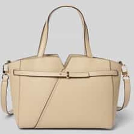 Handtas met hengsels van rundleer Model 'REVERS'