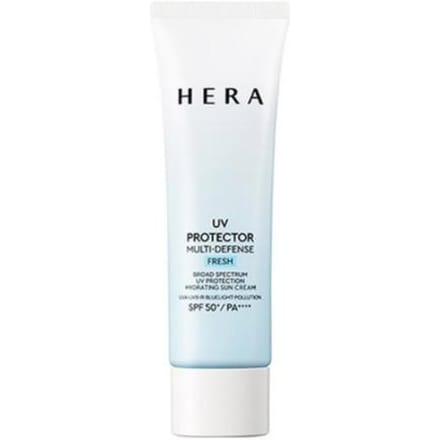 HERA UV Protector Multi-Defense Fresh Zonnecrème SPF50+ PA++++ Lichte Bescherming met Breed Spectrum 50ml white