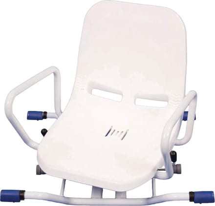 Aidapt Badkuipstoel roterend - Breedte instelbaar max. stabiliteit - Wit