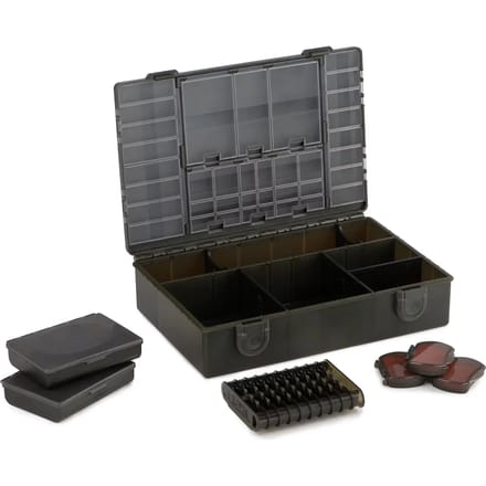 Medium Tackle Box Edges Fox - Tackle Box - Tacklebox - Tackle Karper - Tacklebox Roofvissen - Tacklebox Vissen -
