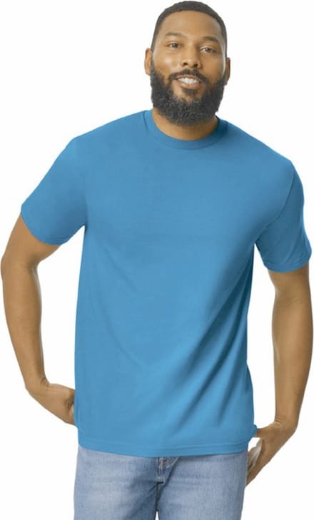 Gildan Heren-T-shirt Softstyle Midweight GI65000 - Sapphire - XXL