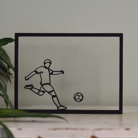 Houten Lijstje - Floating Frames - Voetballer