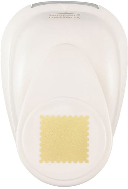 Vaessen Creative Pons - Figuurpons - Postzegel - 1,8 x 1,8 cm