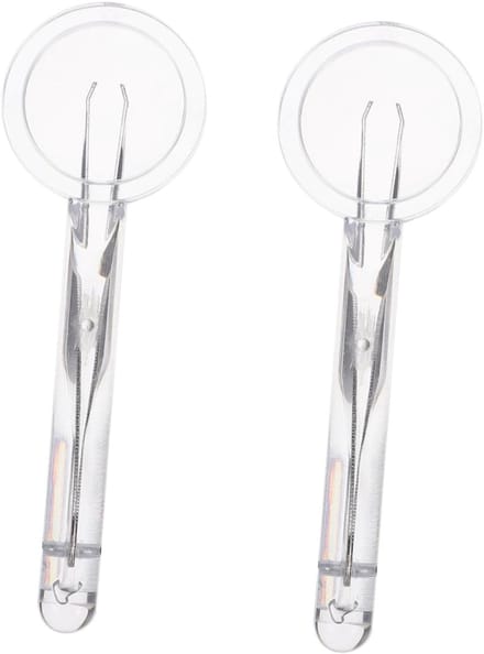 Vergrootglas met pincet - Reparatie tool - Gedetailleerd werk - Geïntegreerd ontwerp - 10.3 cm lengte - Wit