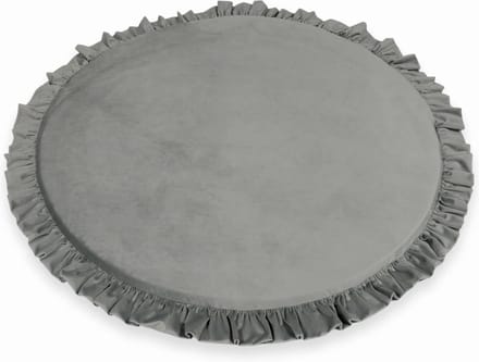 Speelnest - speelkleed baby - velvet - 100 cm - grijs - rond