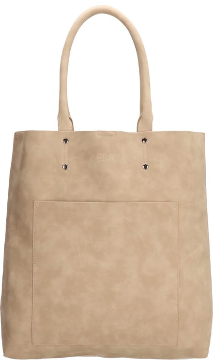 Zebra Natural Bags shopper - Zand