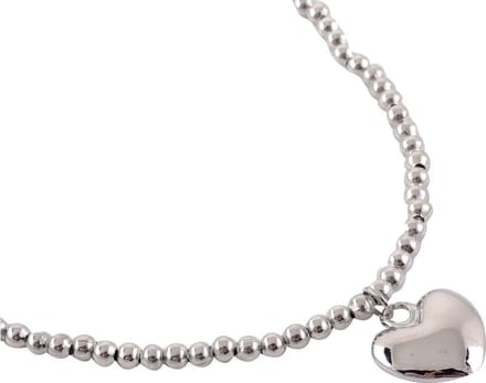 Behave - Ketting met hartje zilverkleur