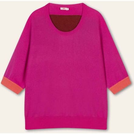 Oilily Khus Khus Gebreide Top- maatXS Beetroot Paars