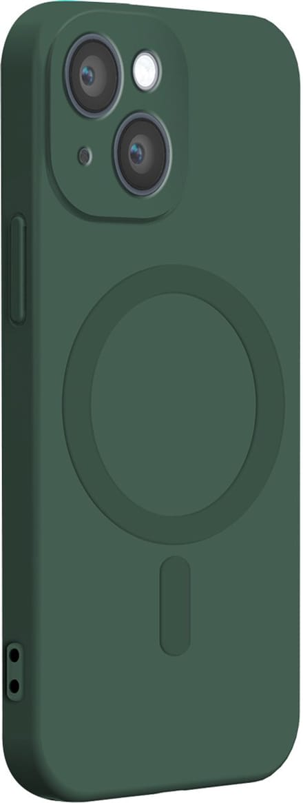 Bigben Connected, Hoesje geschikt voor iPhone 14 Plus - Siliconen MagSafe Compatibel, Groen