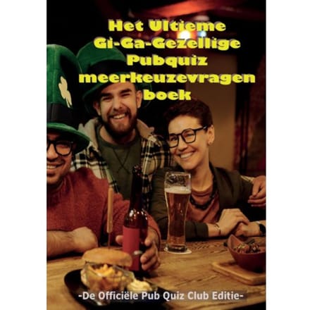 Het Ultieme Gi-Ga-Gezellige Pubquiz Meerkeuzevragen Boek - Albert Greinstein