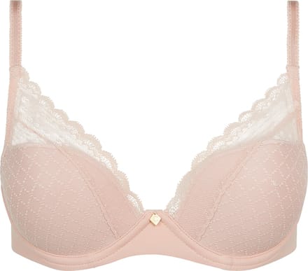 Chantelle - Norah Chic - Plunge T-Shirt Bh - Racerback - SOFT PINK