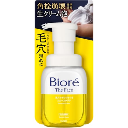 Kao - Biore The Face Foam Facial Cleanser Smooth Clear 200ml