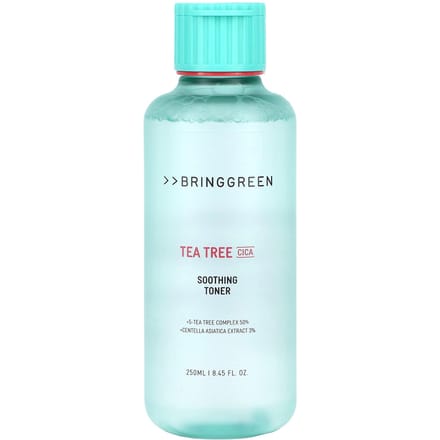 Bringgreen, Tea Tree Cica Soothing Toner, 8.45 fl oz (250 ml) white