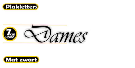Jerma-Dames-deursticker-plakletters