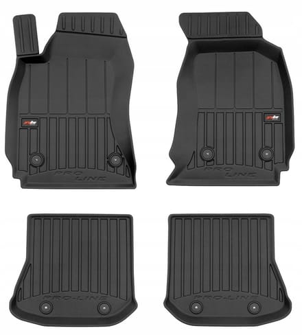 Frogum No.77 - Automatmatten passend voor Audi A4 B5 1994-2001 - 3D Korfmodel - TPE Rubber - Zwart