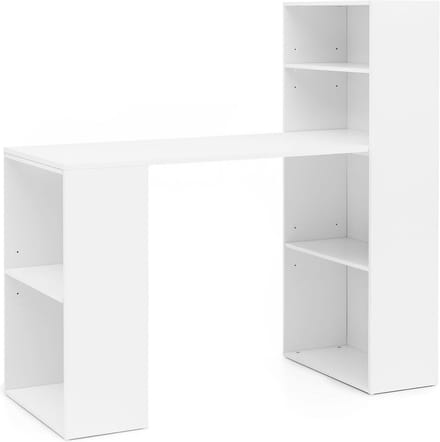 Bureau met Opbergvakken en Planken - 120cm Breed - Moderne PC Tafel