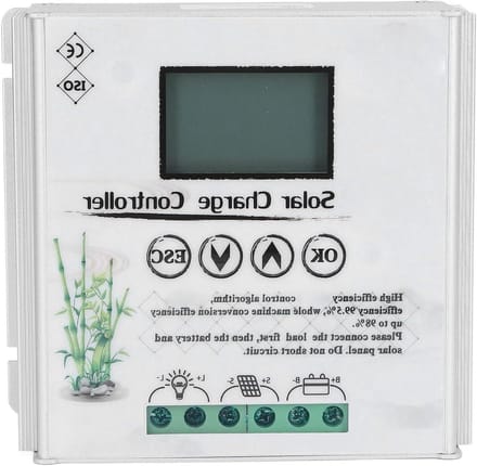 Solar Laadregelaar - MPPT Controller - Energie Beheer - Dubbele USB - 20A 24V/48V - Zilver
