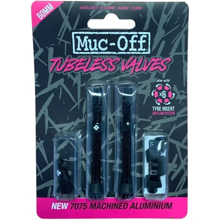 Muc-Off V2 Tubeless ventielset 60 mm, zwart