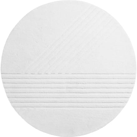 Woud Kyoto Tapijt rond - wit - Ø 200 cm