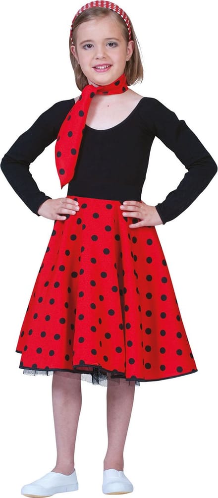 Rood rock & roll rokje meisjes