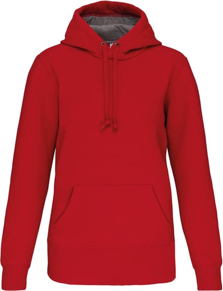 Kariban Hooded sweatshirt K443 - Red - M