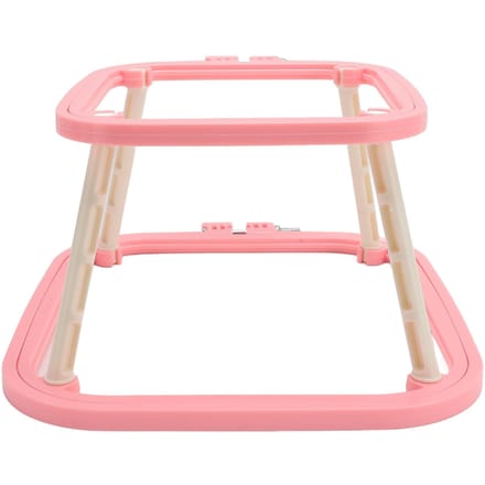 Cadre à broder double couche point de croix cerceau support réglable intégré ABS porte-outils de couture pour bureau pastèque
