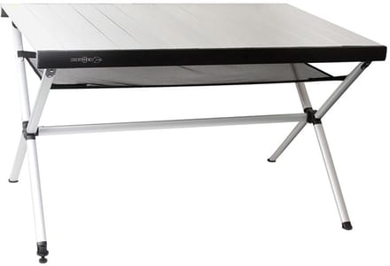 Brunner Accelerate 4 - Campingtafel 120 x 80 x 71 cm - Licht frame - Verstelbare poot - Opbergnet en draagtas