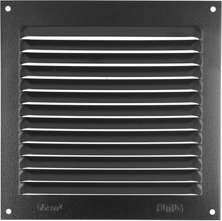 Vierkant Ventilatierooster met Muggennet - Aluminium Luchtrooster voor Plafond en Muur