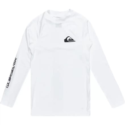 Quiksilver Upf50 Rash Guard Met Lange Mouwen Wit 8 Years Meisje