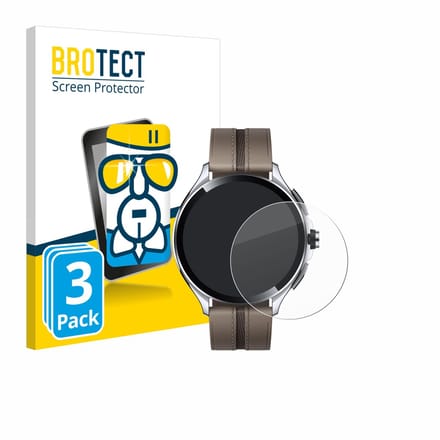 Screenprotector 3 Stuks voor Xiaomi Watch 2 Pro Beschermglas transparant