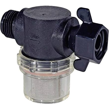 SHURflo 255-215 Twist on Strainer mit Flügelmutter Typ C Water-fijnfilter 12,7 mm (1/2”) Ø