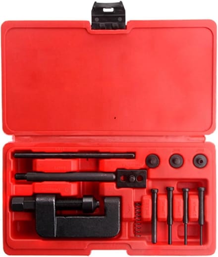 Gereedschap Set - Ketting Tool - Motor Onderhoud - 13 Delig - Compact - Zwart