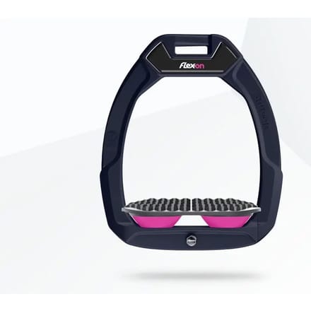 Veiligheidsstijgbeugels Endurance Bruin/Grijs/Roze Flex-On Safe-On