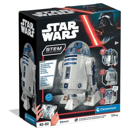 Clementoni - Star Wars R2D2 - Programmeerbare bouwset met 80 onderdelen - STEM speelgoed - vanaf 8 jaar