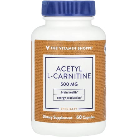 The Vitamin Shoppe, Acétyl l-Carnitine, 500 mg, 60 Gélules