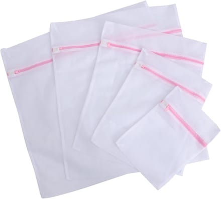 Wasnet Zakken - Kleding Beschermers - Delicate Kleding Wassen - Sterke Ritssluiting - 60x50cm - Roze