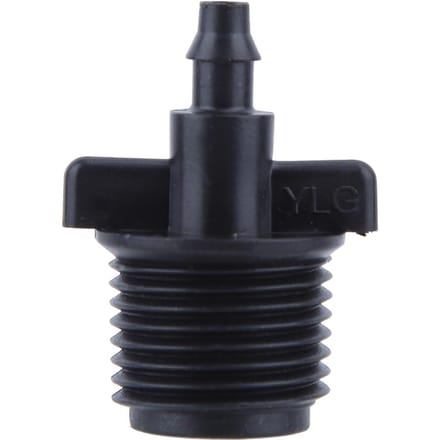 10Pcs 1 2  Barb Tubing Adapter for 4 7mm Drip irrigation Capillary Tubing Hose black
