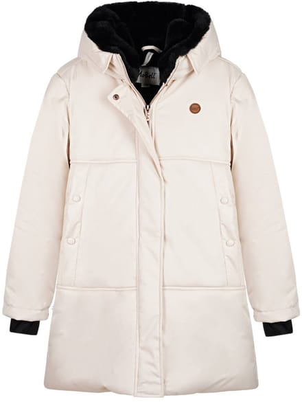 NoBell' - Belvine Long Jacket with hood - Beige - Maat 134-140