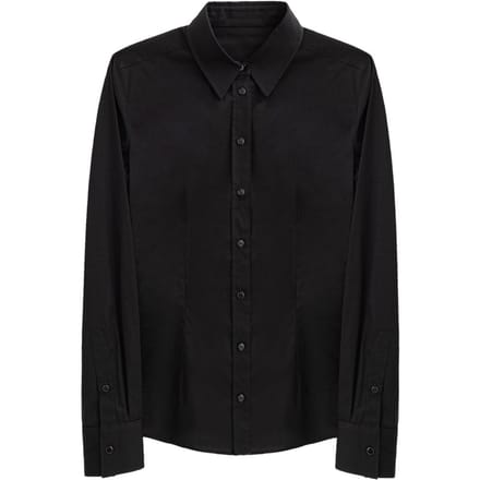 Zwart katoenen shirt Dolce & Gabbana