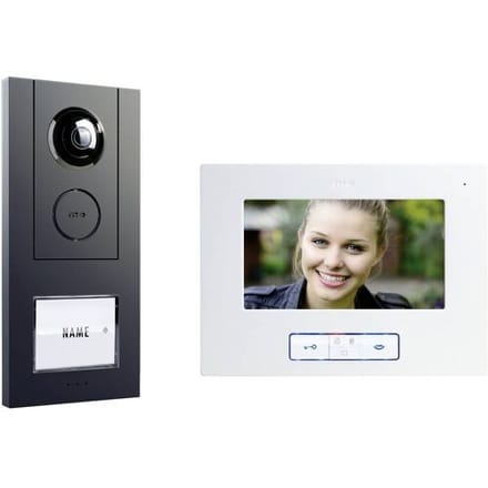 m-e modern-electronics VISTUS VD ALU-6710 A Video-deurintercom Kabelgebonden Antraciet
