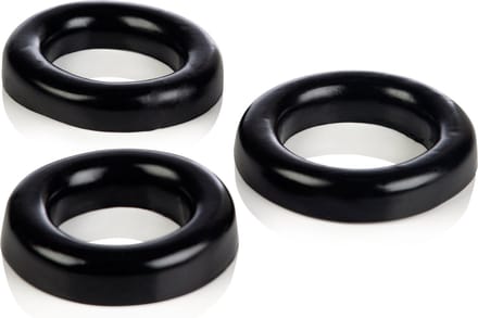 Colt - Cockring Set - Zwart - 3 Ringen - Ø 60 mm
