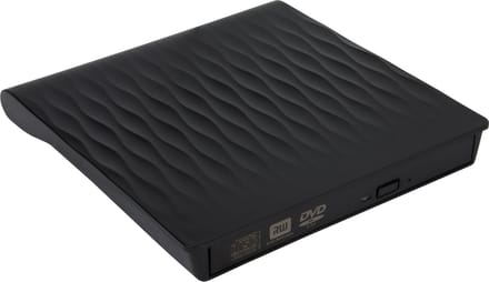 Externe DVD speler & Brander - Highspeed DVD speler en CD speler voor Windows, Linux & Mac – USB C & USB 3.0 - Plug & Play - Zwart