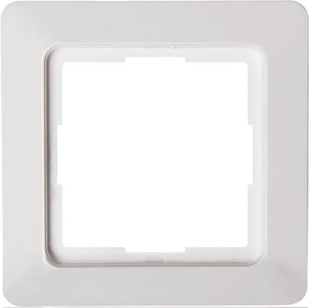 Wit Afdekraam 1-voudig voor Schakelaars - Modern Design