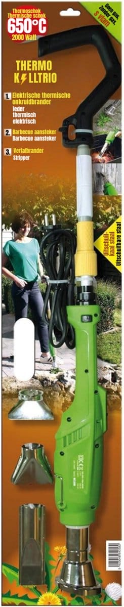 Zyrex® Onkruidbrander Electrisch - Onkruidbrander - Electrische Onkruidbrander - 650 Graden - Groente- 21cm x 8cm x 105cm