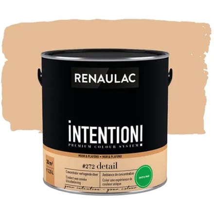 Renaulac Intention Muurverf - Extra Mat - Detail - 2,5l
