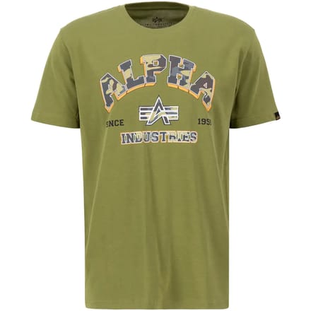 T-shirt Alpha Industries College Camo